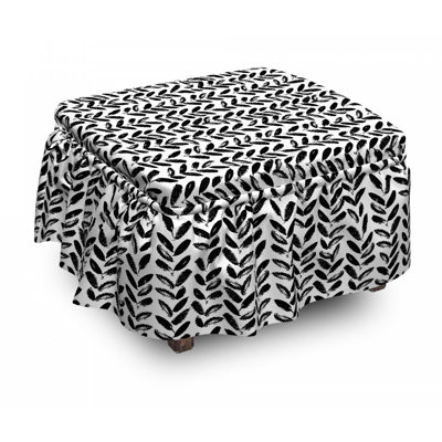 Housse pour repose-pieds paint motif