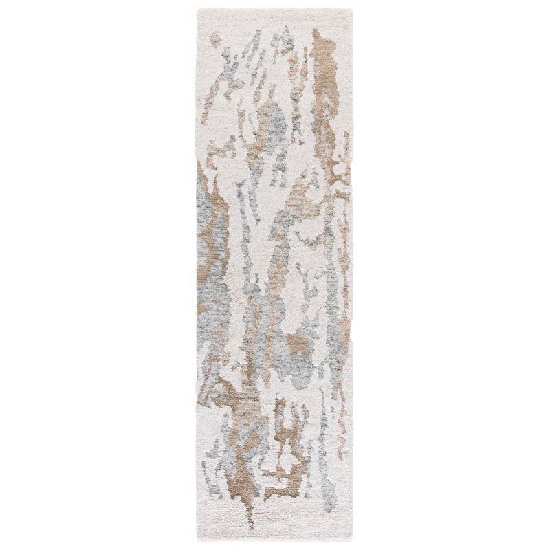 Tapis d'intérieur en laine touffeté à la main Casablanca Casablanca, Tapis de couloir 2 pi 3 po x 8 pi