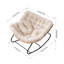 Fleece Fabric；Iron Rocking Chair-703082232