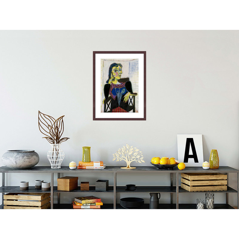 Portrait de Dora Maar by Pablo Picasso -Framed Giclee Print, 29.5" H x 22.58" W