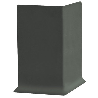 Rubber 4'' W x 2.25'' L Wall Base in Black Brown