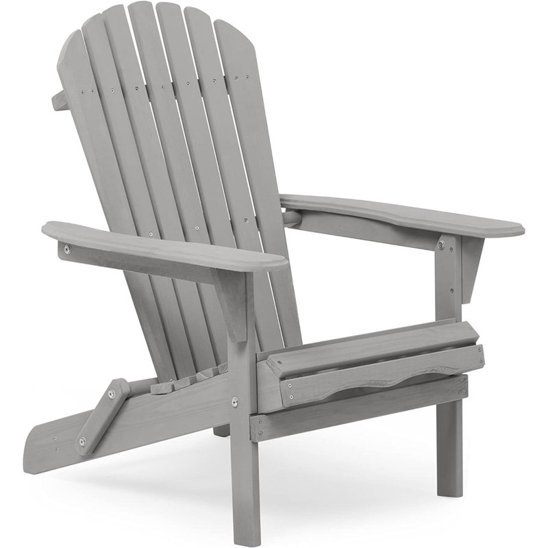 Chaise de plage pliante Souzan, Gris