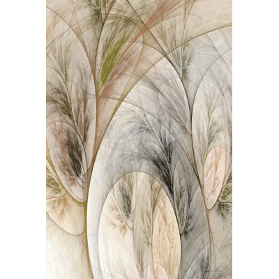 Fractal Grass I - peinture à cadre unique