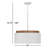 Donal 1 - Light White Drum Pendant