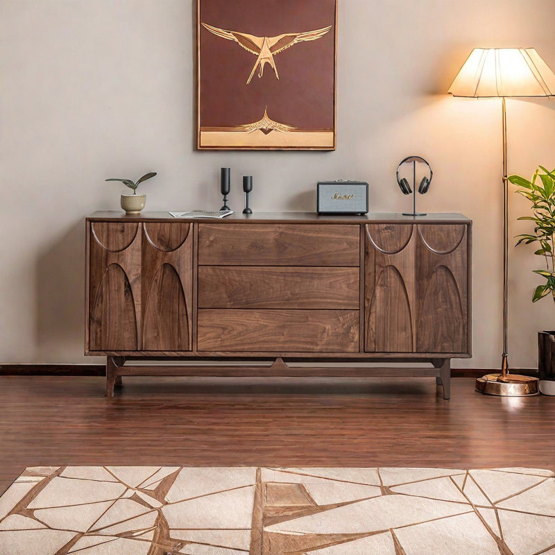 Simple Retro Style Sideboard Cabinet