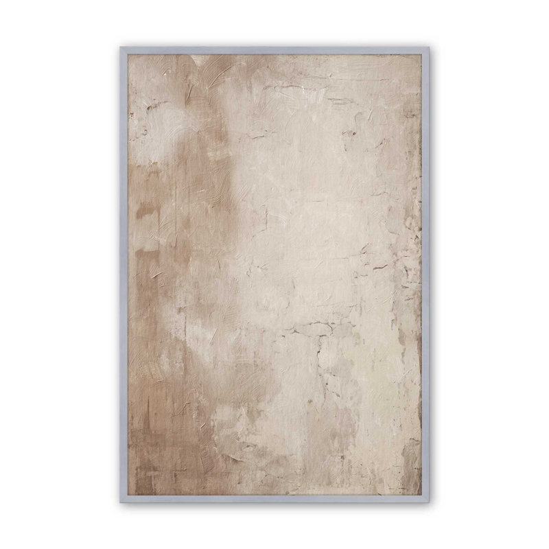 Fresco's Silent Tale I, H 17,25 po x l 13,25 po, Cadre simple en chrome poli poli
