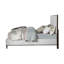 Très grand lit en tissu gris clair Carena-311184931
