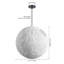 Luminaire suspendu sphère 1 lumière blanc-132691608-126630053