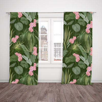 Semi Sheer Curtain Pair