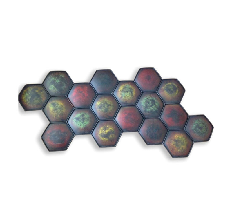 Handmade Modern Abstract Wall Decor on Metal