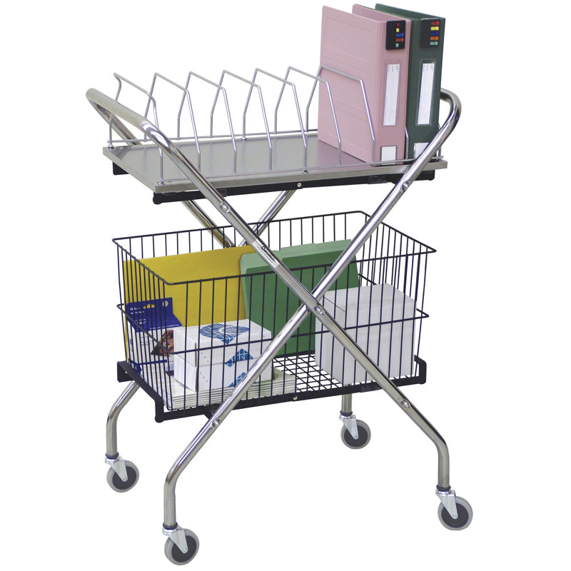 Beam 38'' H x 30'' W File Cart with Wheels