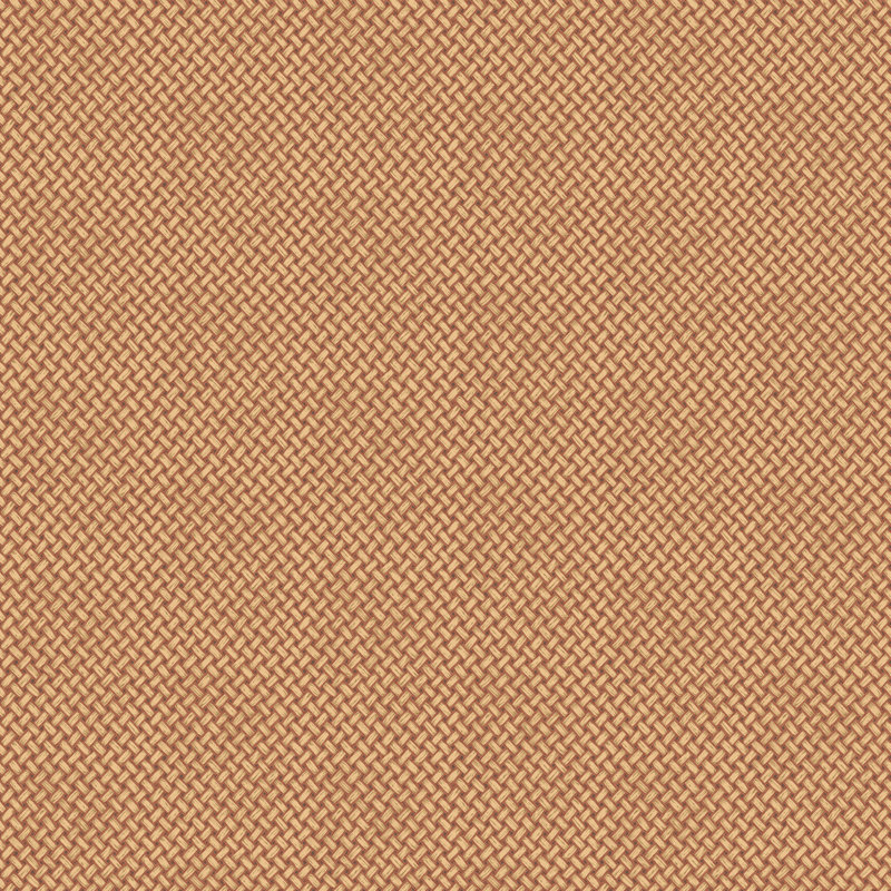 Print Club Basketweave 32.81' L x 27.56" W Wallpaper Roll, Russet