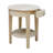 Solid Wood End Table with Storage