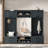 4-in-1 Detachable Hall Tree With Coat Rack And 7 Hooks, 4 Drawers, Cabinets And Shoe Bench-65734514