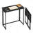 31.5 In. Wide Folding Desk For Small Spaces, No Assembly Required, Black