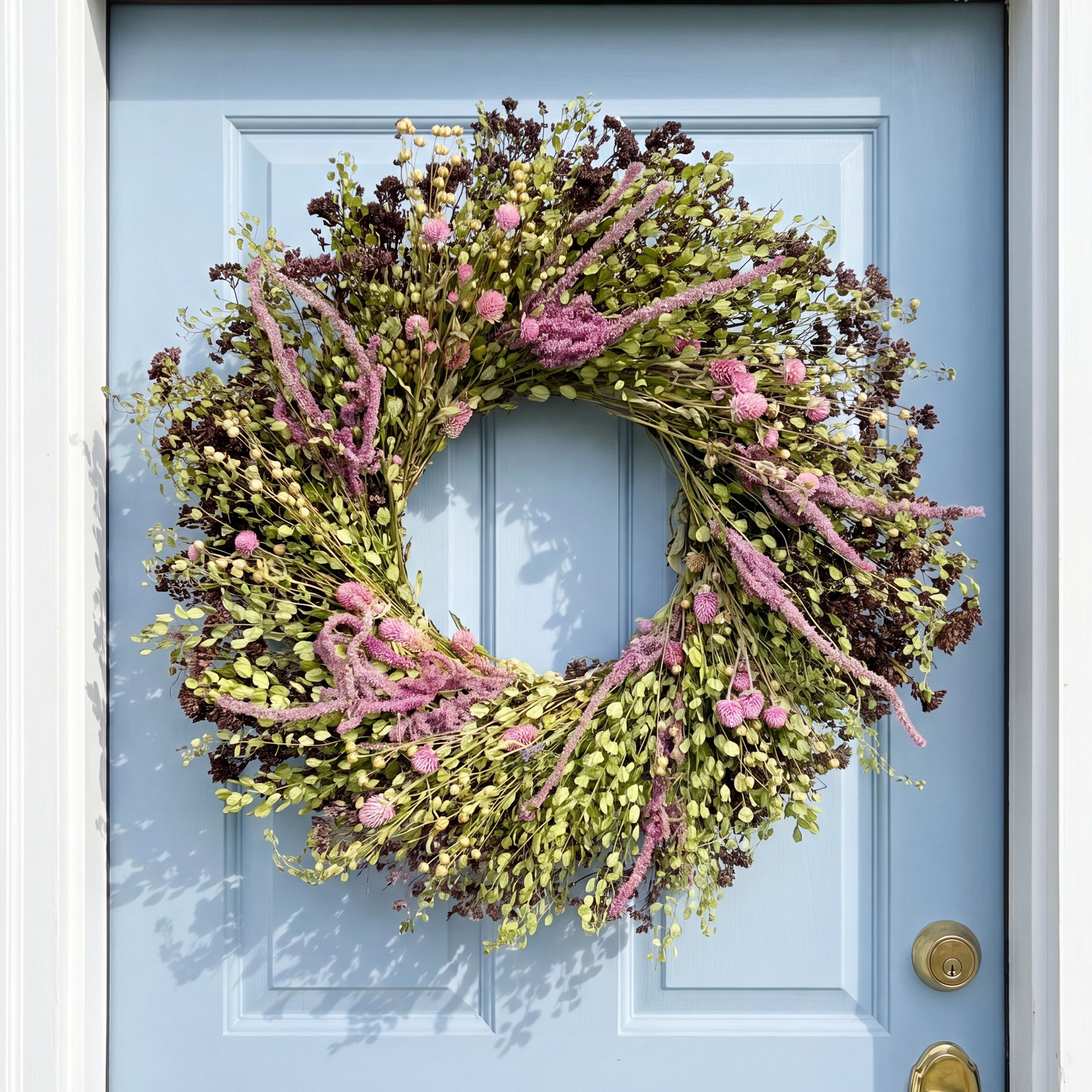 22'' Handcrafted Dried Mixed Assortment Wreath