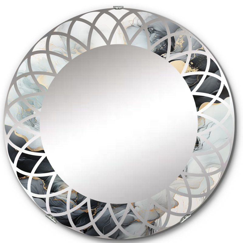 Stafani Circle Mirror, 24" x 24"