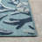 Navy/Blue Coastal Floral Power-loomed Indoor Area Rug-1323987271