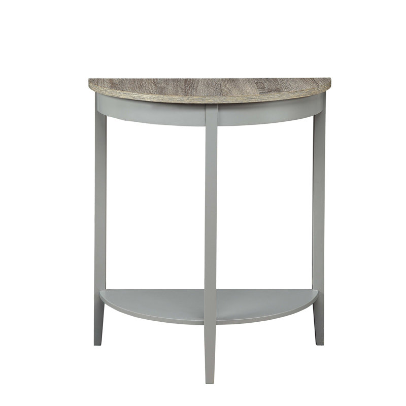 Modern Console table, Gray,Oak