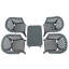 Savona Coffee Table with 4  Chairs