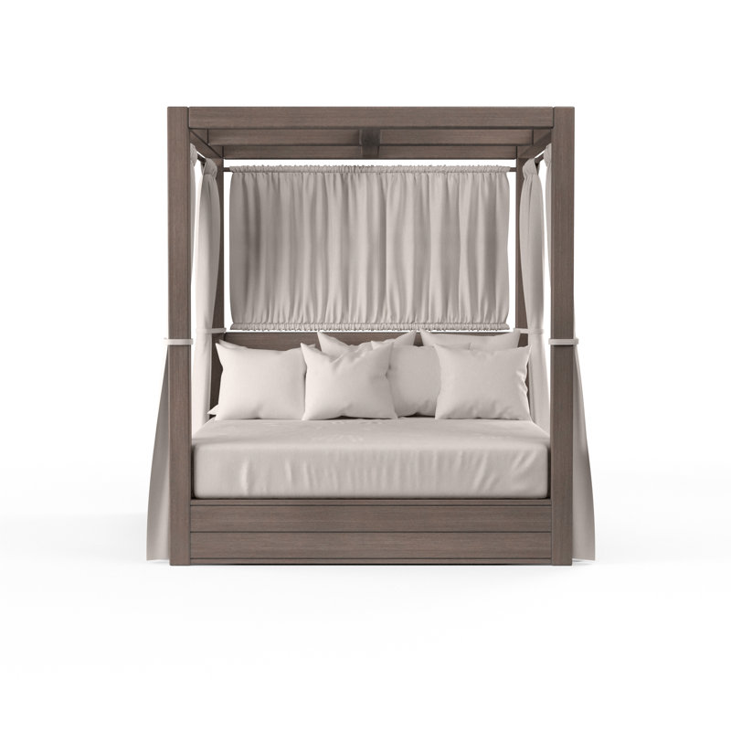 Laguna Outdoor 2 - Seat Patio Daybed, Canvas Skyline Sunbrella®, Brown