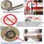 100cm L-Shaped Shower Curtain Pole