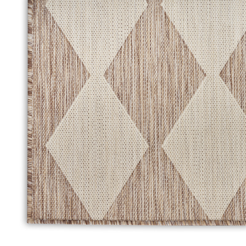 Positano Indoor / Outdoor Rug, Rectangle 8' x 10', Beige