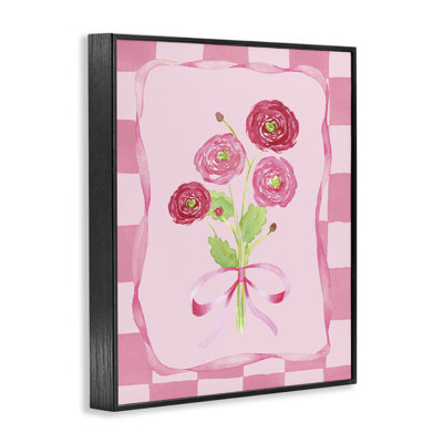 Pretty And Sweet Ranunculus Framed Giclee, design by Nina Jacobs