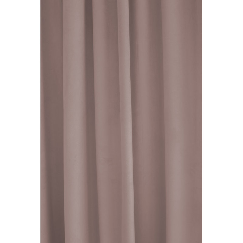 Eulie Blackout and Room Darkening Curtain, Light Brown