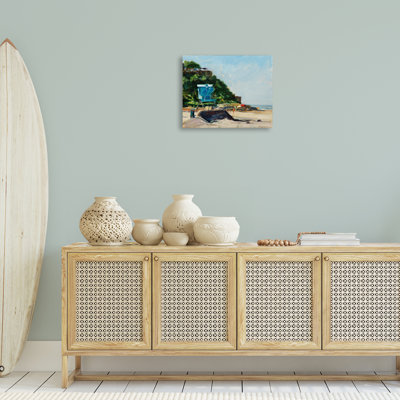 Beach Guard Tower Canvas Wall Art by Geoff Allen