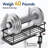 2-Pack Wall-Mounted Shower Shelves with Removable Hooks-2053753902