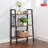 Industrial 3-Tier Bookshelf - Freestanding Metal Display Rack for Home/Office-1980252468