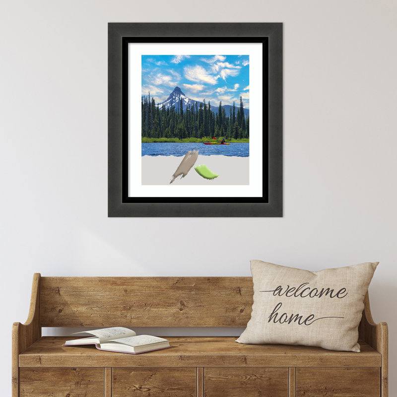 Lynnex Black Picture Frame with Mat