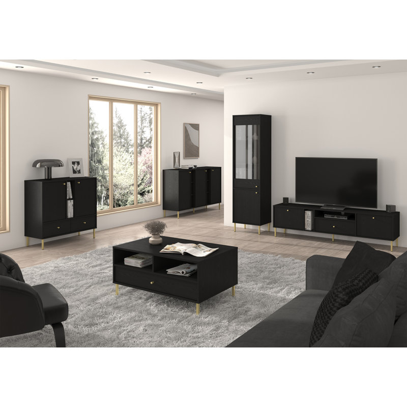 Albani 83.6cm Sideboard, Black
