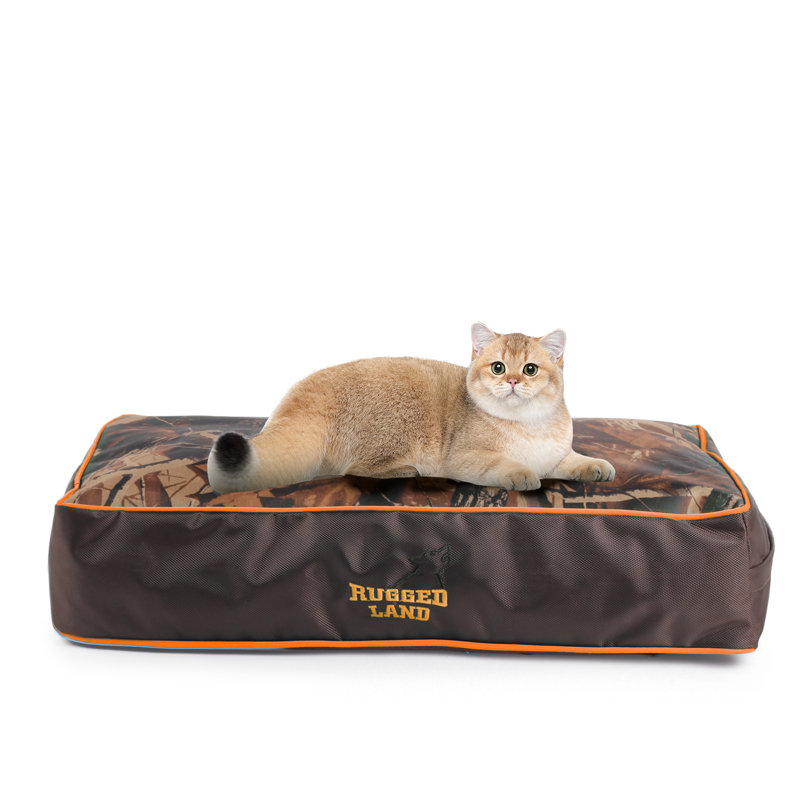 Matelas pour chien avec housse amovible, H 6,2 po x l 35,4 po x P 23,6 po