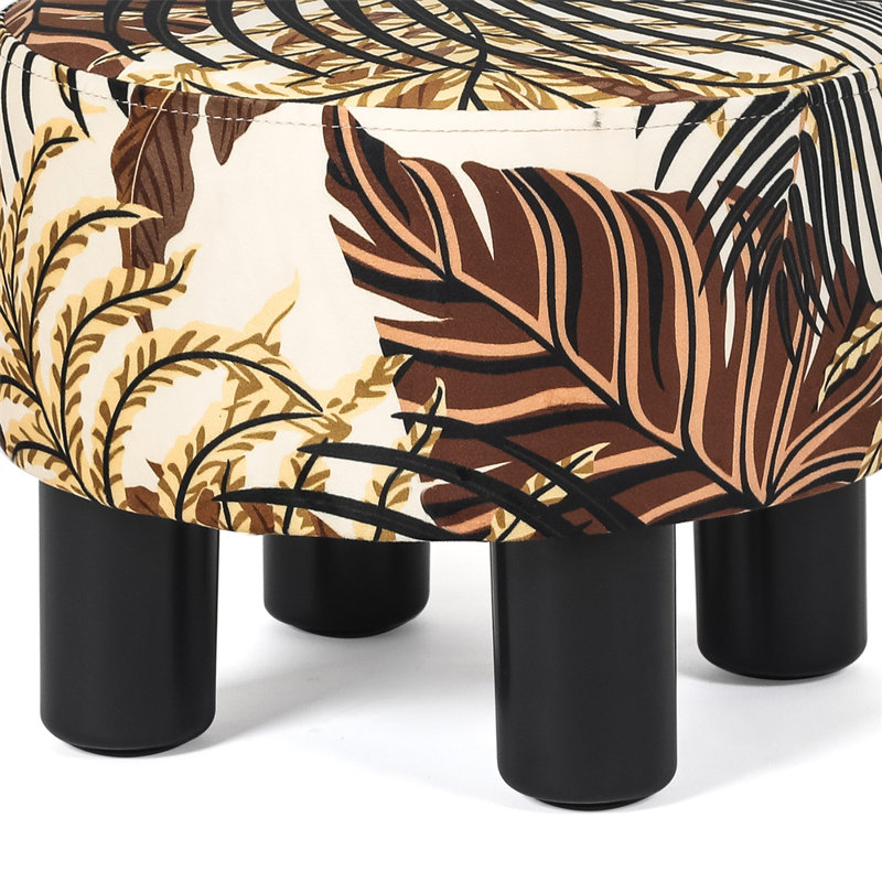 Alstone Velvet Ottoman