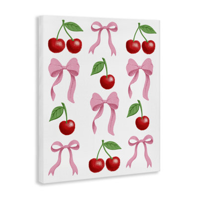 «Cherries & Bows Assortment Canvas», conception de Marcus Prime