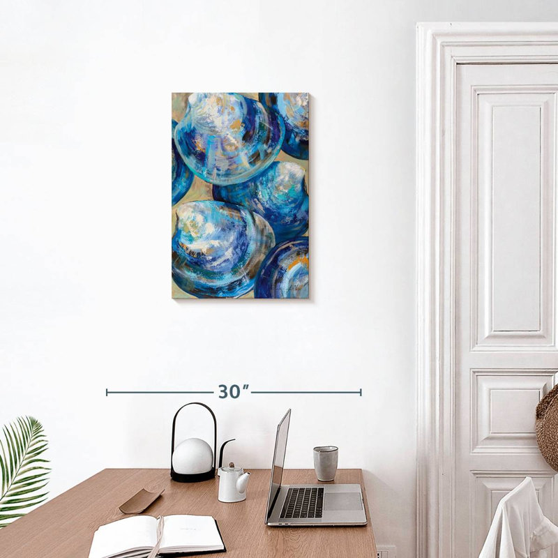 Aletra Beyond Blue Shells, 24" H x 16" W