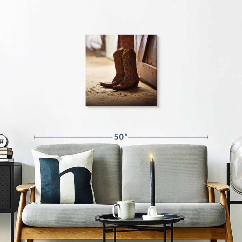 Lelar Barn Cowboy Boots, 20" H x 20" W
