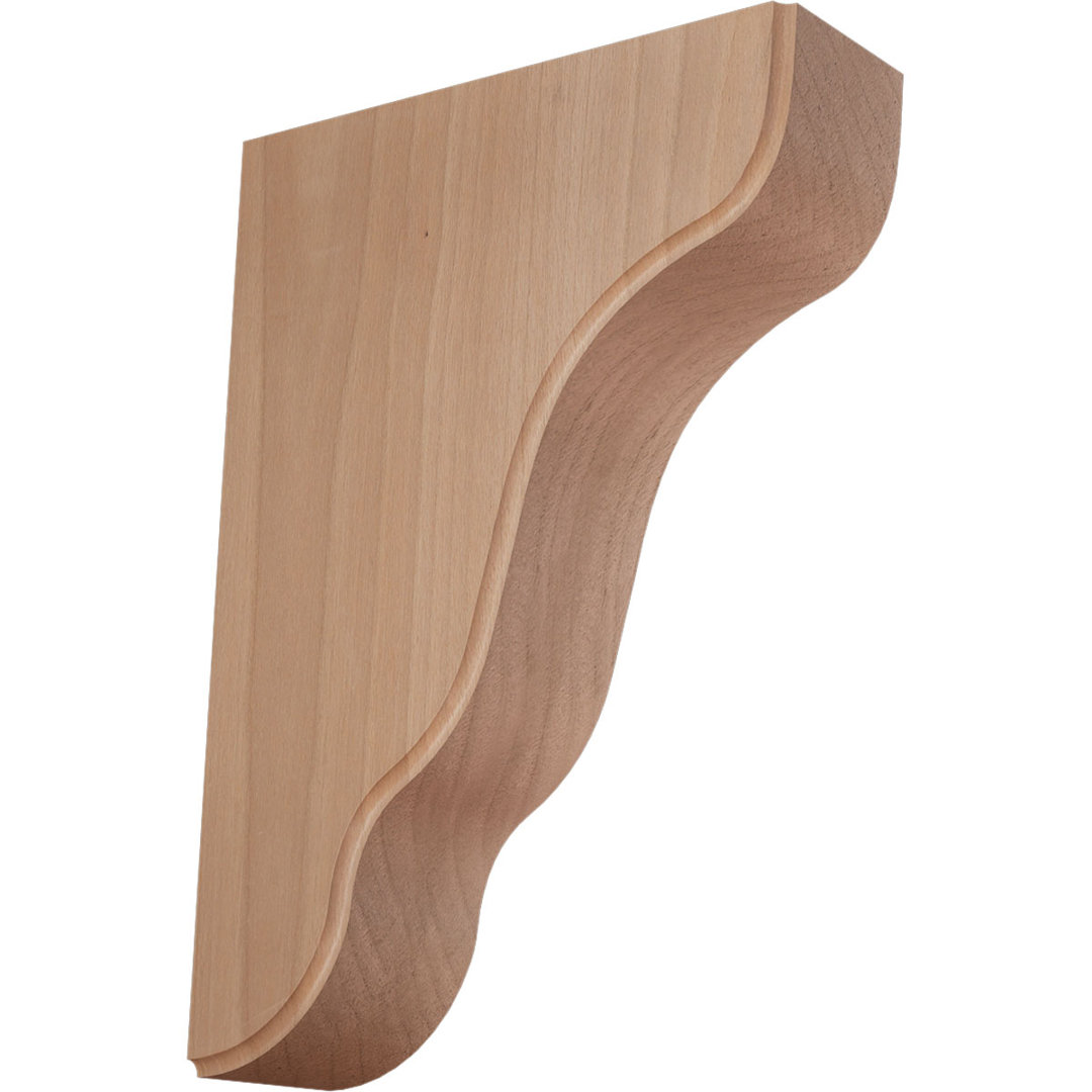 Plymouth H 1.75'' W D Wood Bracket / Corbel Ekena Millwork 