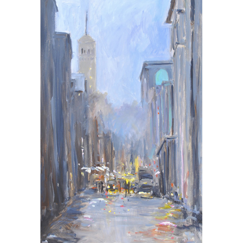 City View by Allayn Stevens - Wrapped Canvas Painting, 45.72cm H x 30.48cm W