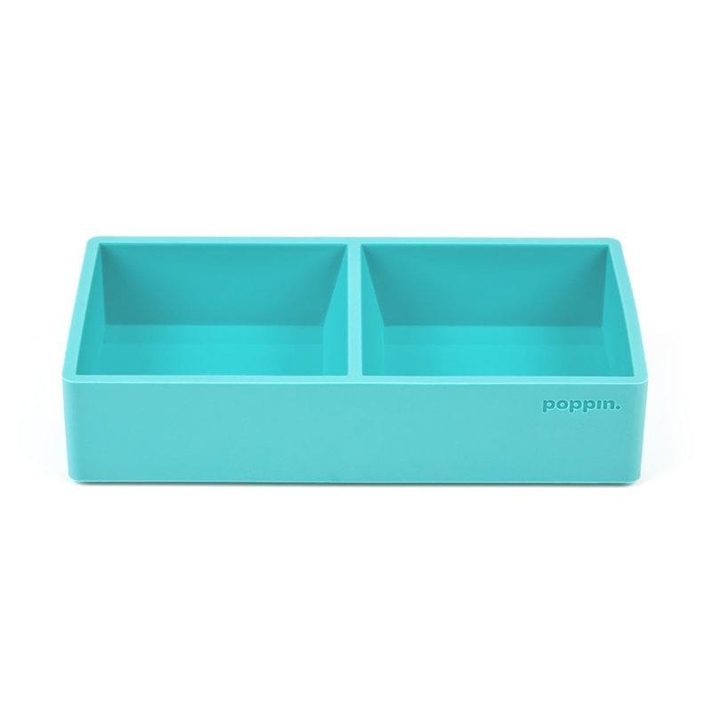 Silicone Desk Organizer, Aqua