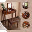 Ensemble de coiffeuse en bois massif-1198903390