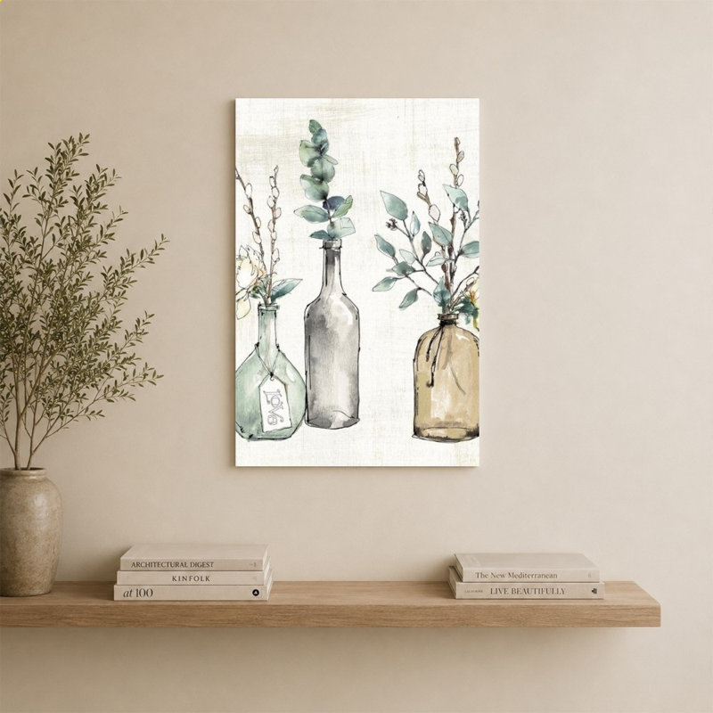 «Modern Farmhouse I Amber» par Anne Tavoletti - Impression sur toile, H 36 po x l 24 po, Ne s’applique pas