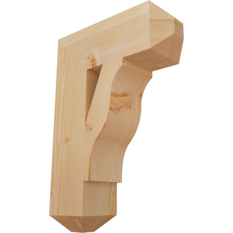 Support pour artisan Funston, H 26 po x l 5,5 po x P 18 po, Sapin de Douglas, Lisse