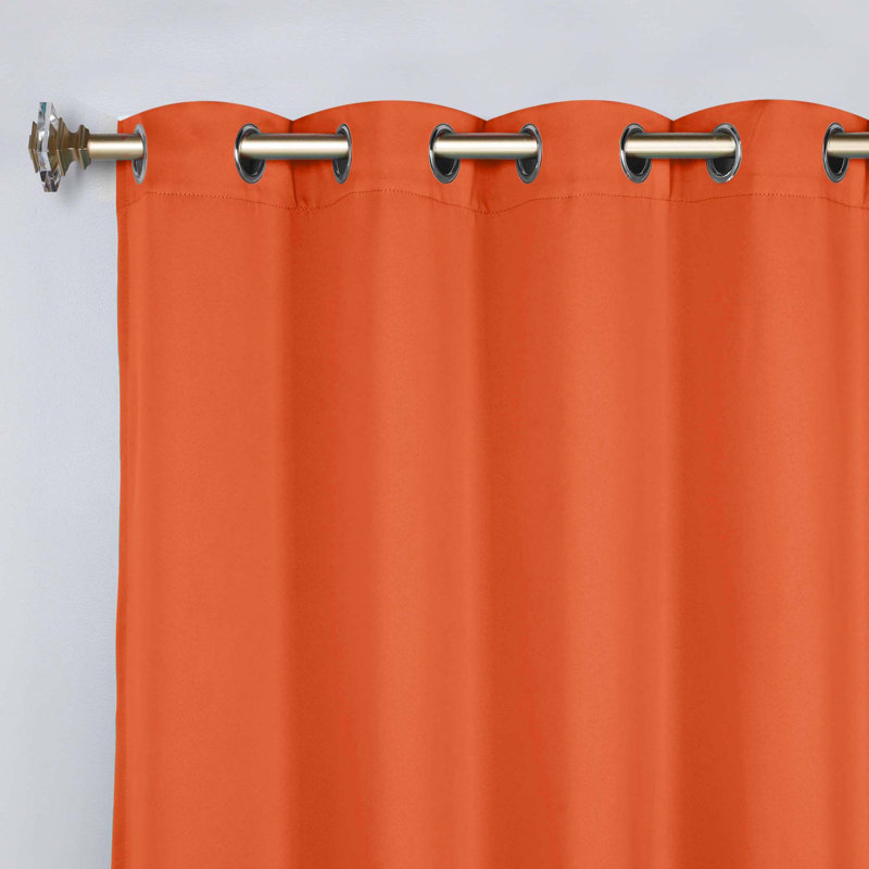Paire de rideaux occultant et isolants Superior, L 52 po x L 84 po, Rust