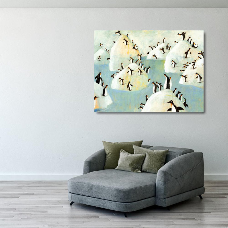 Penguin Pips, 28" H x 38" W