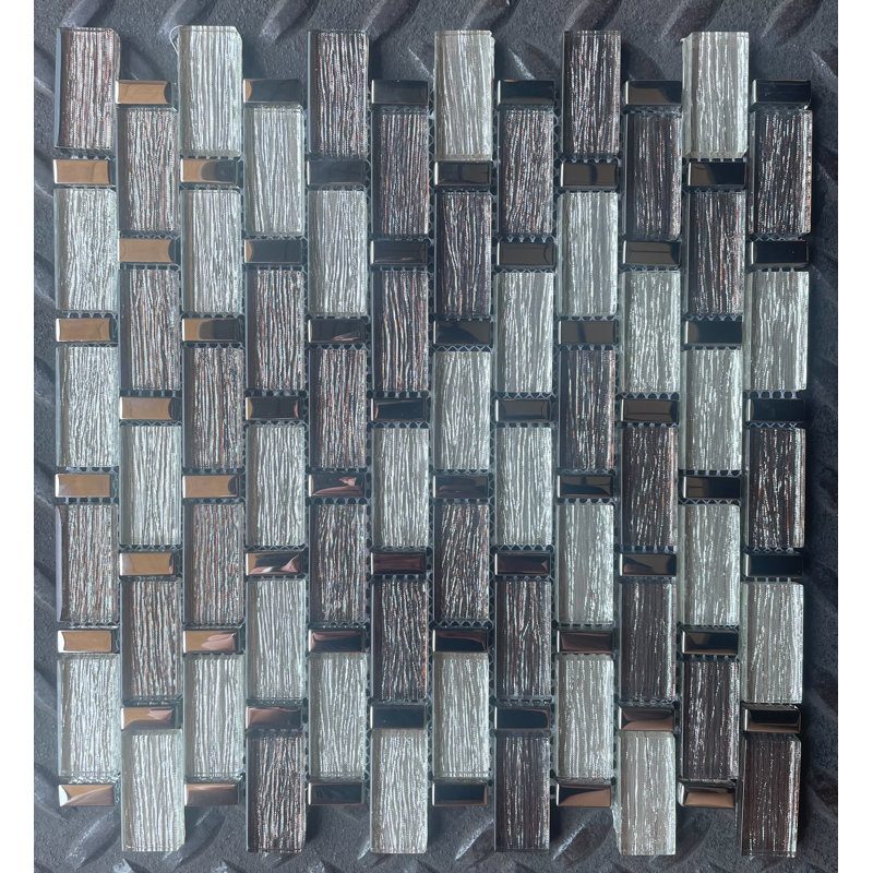 Glass Brick Joint Mosaic Wall Tile