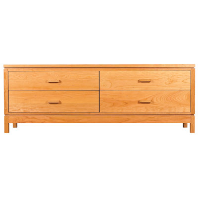Freeport Low 4 Drawer Double Dresser by Spectra Wood