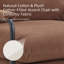 Modern Accent Chair, Reclining Chair With Adjustable Backrest